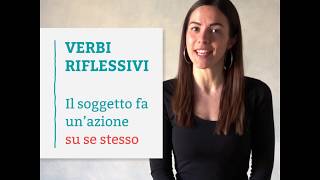 Cosa sono i “verbi riflessivi” nella grammatica italiana  Italian in a minute [upl. by Acilegna]