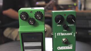 Maxon OD808Ibanez TS9 [upl. by Bagley231]