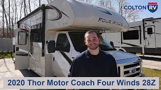 2020 Thor Motor Coach Four Winds 28Z Class C Gas Motorhome Walkthrough Video [upl. by Stoat]