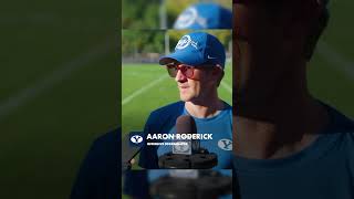 GAME WEEK — Arizona  post practice interviews  Coach Roderick byufootball gocougs [upl. by Hanahs964]