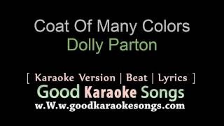 Coat Of Many Colors  dolly Parton Lyrics Karaoke  goodkaraokesongscom [upl. by Enitsua29]