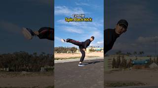 Spin back kick STEP by STEP [upl. by Ezzo823]