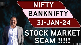 Nifty Prediction and Bank Nifty Analysis for Wednesday  31 January 24  Bank NIFTY Tomorrow [upl. by Ilesara]