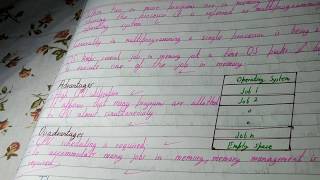 Multiprogramming operating systemAdvantages and Disadvantages of multiprogramming [upl. by Suhcnip731]