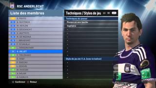 PES 2016 RSC Anderlecht players [upl. by Mathilde772]