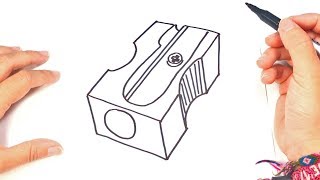 How to draw a Sharpener  Sharpener Easy Draw Tutorial [upl. by Anma]