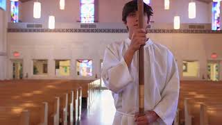 2 Altar Server Training Holding The Crucifix [upl. by Otecina]