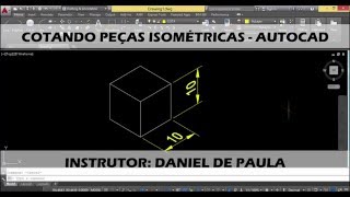 COTANDO ISOMÉTRICOS  AUTOCAD [upl. by Anatolio]