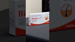 Refollium biotin tablets review  biotin tablets kese use kre  biotin tablets usp 10 mg uses [upl. by Scheider171]