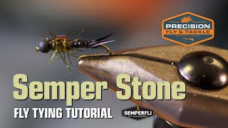 Semper Stone  Stonefly Nymph Pattern Fly Tying Tutorial using Semperfli Materials [upl. by Lahtnero]