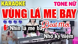 Karaoke Vùng Lá Me Bay Nhạc Sống Tone Nữ  Karaoke Công Trình [upl. by Rosenthal]