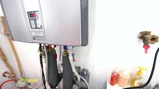 Rinnai Water Heater Not Working After FlushDescaling Inuse light not on [upl. by Babbie532]