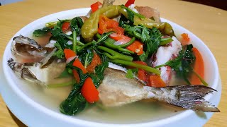 Fish Tinola Recipe  Tinolang Danggit Lapulapu [upl. by Vanzant971]