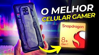 RECEBI um dos MELHORES CELULARES GAMERS do MUNDO  REDMAGIC 7S PRO [upl. by Yemac250]