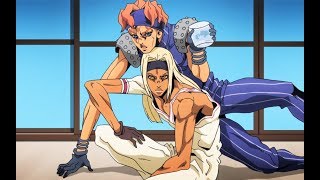 Squalo and Tiziano  JoJos Bizarre Adventure Part 5 Golden Wind Episode 22 [upl. by Concoff628]