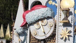 Its A Small World Holiday 2013 Complete Ride POV Disneyland California [upl. by Lleinnad]