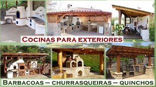 Cocinas exteriores ✔👍✔ Barbacoas  Quinchos [upl. by Skyler]