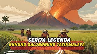 CERITA RAKYAT LEGENDA GUNUNG GALUNGGUNG TASIKMALAYA  Dibalik Kisah Gunung Galunggung [upl. by See]