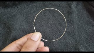 Basic Wire Bending Exercise  Circle  Orthodontics  Dental Occlusion [upl. by Teodoro]