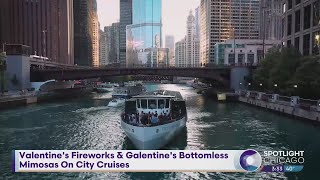 Valentines Fireworks amp Galentines Bottomless Mimosas On City Cruises [upl. by Zetram724]