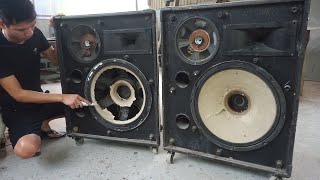 Restoration 3way speaker bass 18 inch [upl. by Curran995]