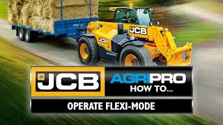 JCB AgriPro How to  Operate Fleximode [upl. by Briny]