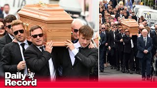 Ronan Keating carries older brother Ciarans coffin and gives heartbreaking tribute at funeral [upl. by Chavaree]