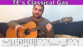 Tutorial Classical Gas Tommy Emmanuel  Guitar Lesson w TAB [upl. by Rosenblast]