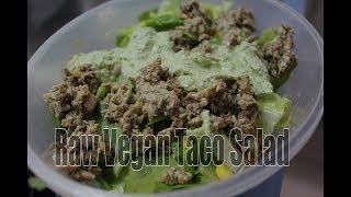 Raw Vegan Taco Salad [upl. by Alasdair]