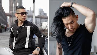 4 WAYS TO STYLE MENS LONG HAIR 2021  Man Bun Styling Tutorial [upl. by Kurman475]