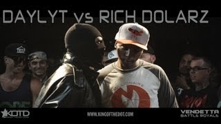 KOTD  Rap Battle  Daylyt vs Rich Dolarz  Vendetta [upl. by Mcgean]