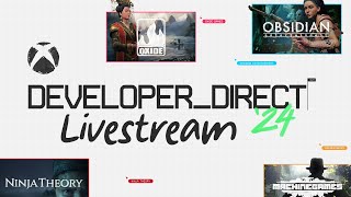 Xbox Developer Direct Livestream 2024  Indiana Jones Senua’s Saga Hellblade 2 amp More [upl. by Tamah]