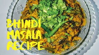 Quick and Easy Bhindi Masala Recipe By cooking with foodie Deepika [upl. by Athalee411]