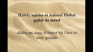 Ashira la Adonai Cantare al Señor Letra HebreoEspañol Música Moisés y los diez mandamientos [upl. by Jahdai]