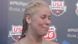 Elizabeth Beisel Can Finally Breath Following a 400 IM Win After Rocky Start [upl. by Fay]