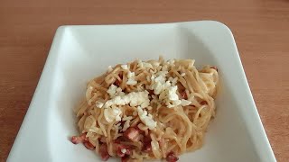 SPAGETTI CARBONARA ZA 5 ZŁ [upl. by Xeno742]