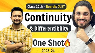 Continuity and Differentiability  Class 12 Maths  NCERT for Boards amp CUET [upl. by Vrablik]