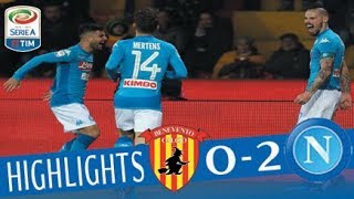 Benevento  Napoli 02  Highlights  Giornata 23  Serie A TIM 201718 [upl. by Roel131]