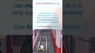 Kotlin MultiPlatform Tip kotlin kotlinmultiplatform mobileappdevelopment coding tips [upl. by Balcer]