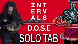 Intervals  DOSE  Solo cover wTabs [upl. by Ireg]