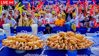 2024 Nathans Hot Dog Eating Contest Live Stream  2024 Nathans Hot Dog Eating Contest Full Show [upl. by Meggy190]