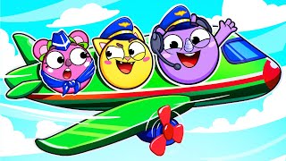 Airplane Safety Tips Song ✈️ Put On Your Seatbelt Kids Songs 🐱🐨🐰🦁And Nursery Rhymes by Baby Zoo [upl. by Ydok]