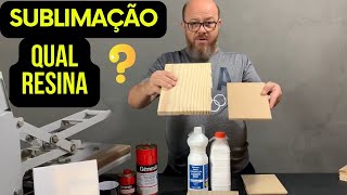 Qual Resina Sublimática Usar Conheça essa Resina e ganhe dinheiro com Placas Decorativas em MDF [upl. by Hanoj]