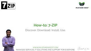 How to download install and use 7Zip FREE archiving software [upl. by Felisha21]