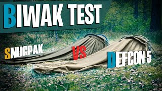 ✅BIWAKSACK TEST Snugpak Stratosphere vs Defcon 5  Günstige Carinthia Observer Alternative [upl. by Adali]