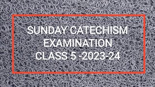 Sunday Catechism questions and answers Class 5 Idukki Diocese [upl. by Nylqcaj]