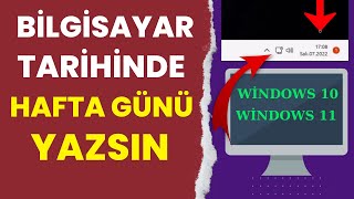 BİLGİSAYAR TARİHİNDE HAFTANIN GÜNÜNÜ GÖSTERMEK 👍 [upl. by Gail]