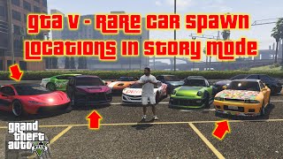 GTA V EXPERT Shares Most RARE Car Locations in Story Mode [upl. by Raquela123]