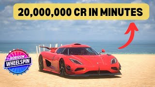 Forza Horizon 5 Money Glitch  fastest wheelspins and credits farm Jan 2024 [upl. by Ringo]