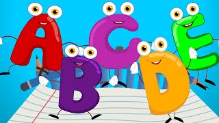 Five Little Alphabets  Nursery Rhymes For Babies  Cartoon Videos For Children by Kids Tv [upl. by Abihsot588]